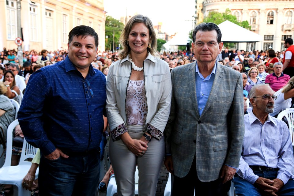 26.01.2018 - Prefeita Paula Mascarenhas durante o encerramento do Festival SESC de Música - Foto: Gustavo Vara