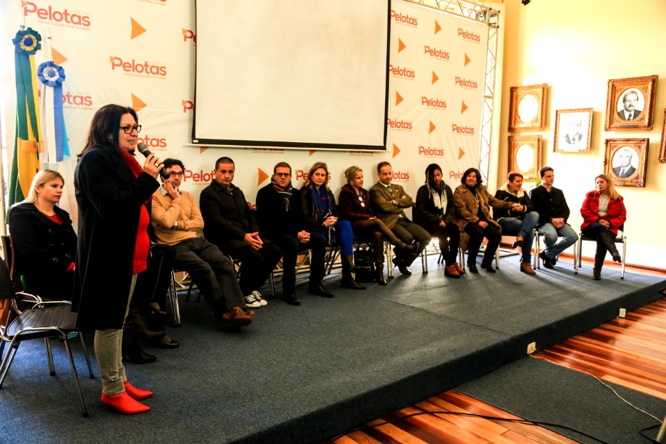 03.07.2018 - Prefeita Paula Mascarenhas durante lançamento das Metodologias Conte Comigo e ACT – Criando Crianças Seguras e do Estudo PIÁ – UFPEL - Foto: Gustavo Vara