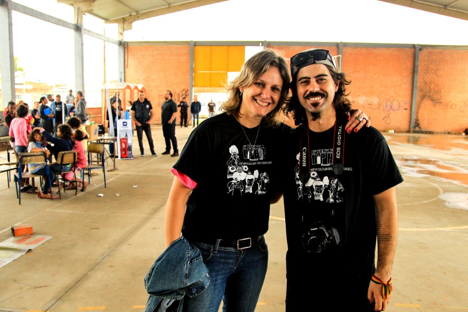 28.10.2017 - Prefeita Paula Mascarenhas durante encerramento da Semana do Hip Hop no Navegantes