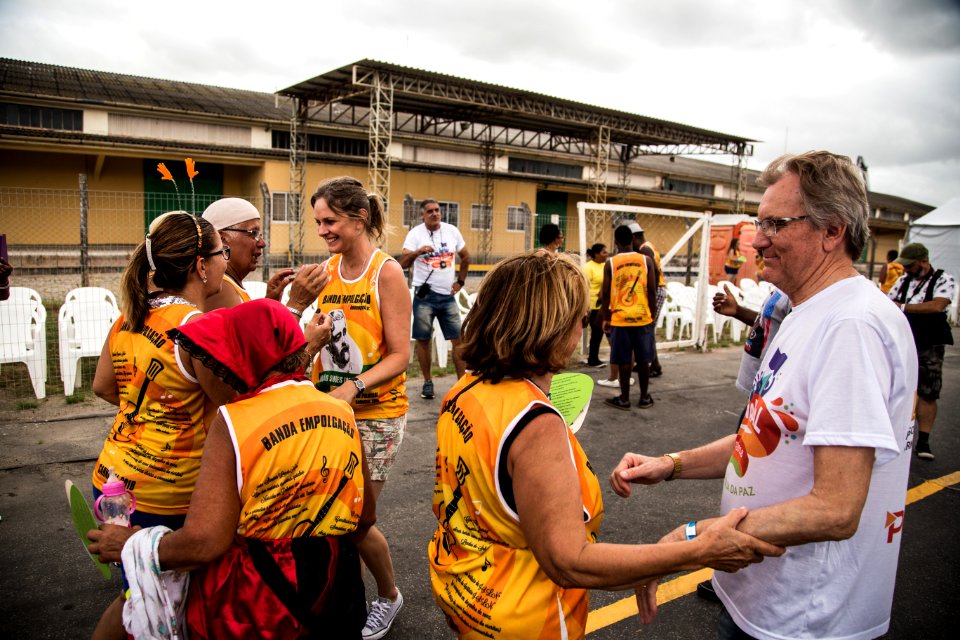 10.02.2018 - Prefeita Paula Mascarenhas e o vice Idemar Barz durante o primeiro dia do Carnaval 2018 - Foto: Gustavo Vara