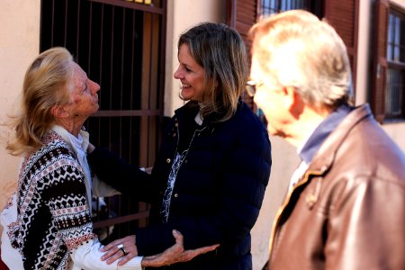 23.05.2018 - Prefeita Paula Mascarenhas e o vice Idemar Barz durante vistoria das obras nas ruas Afonso Pena, Paulo Guilayn e Santo Michelon no Fragata - Foto: Gustavo Vara