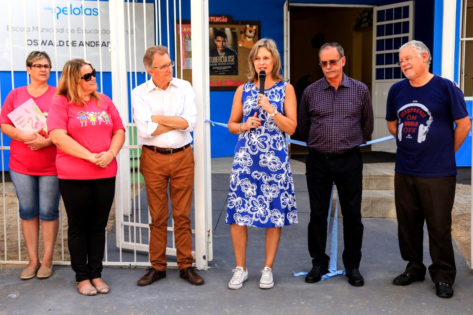 10.04.2018 -  Entrega da reforma e ampliação da Escola de Educação Infantil Oswald de Andrade - Foto: Gustavo Vara
