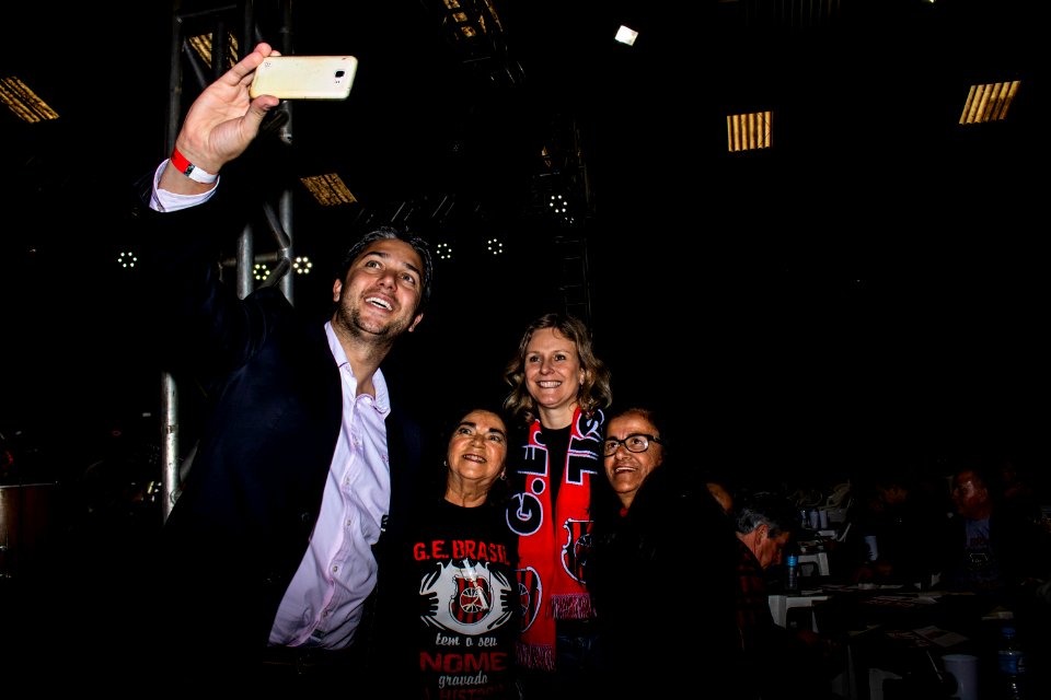 08.09.2019 - Prefeita Paula Mascarenhas prestigia o almoço de 108 anos do Xavante - Foto Michel Corvello