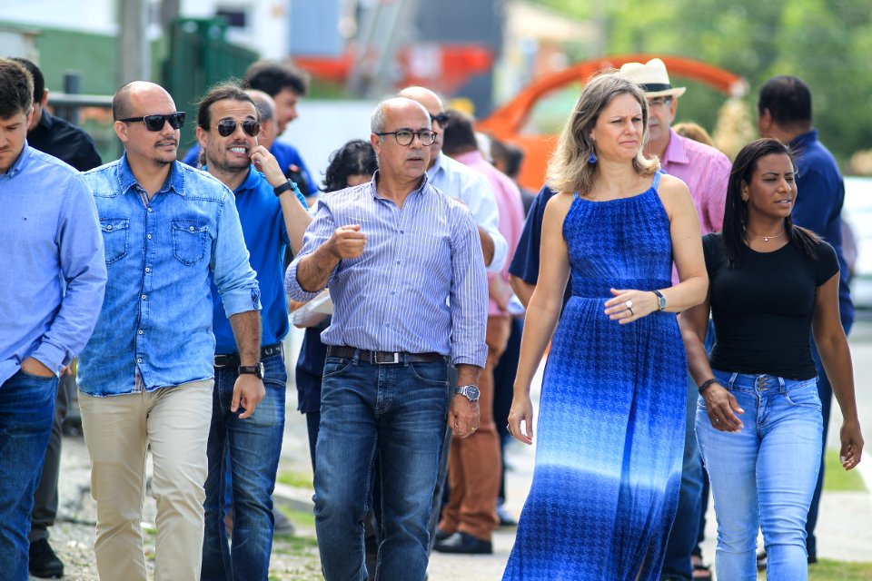 30.01.2018 - Prefeita Paula Mascarenhas durante entrega da Avenida Viscondessa da Graça e da rua Saturnino de Brito - Foto: Gustavo Vara