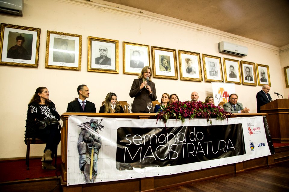 29.08.2018 - Prefeita Paula Mascarenha participa da abertura da Semana da Magistratura de Pelotas - Foto: Gustavo Vara