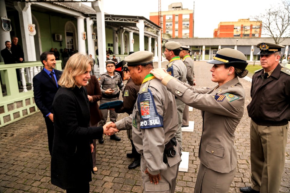 21.08.2018 - Prefeita Paula Mascarenhas na cerimônia solenidade de passagem de Comando do CRPO Sul ao Tenente Coronel Márcio Roberto Galdino  - Foto: Gustavo Vara