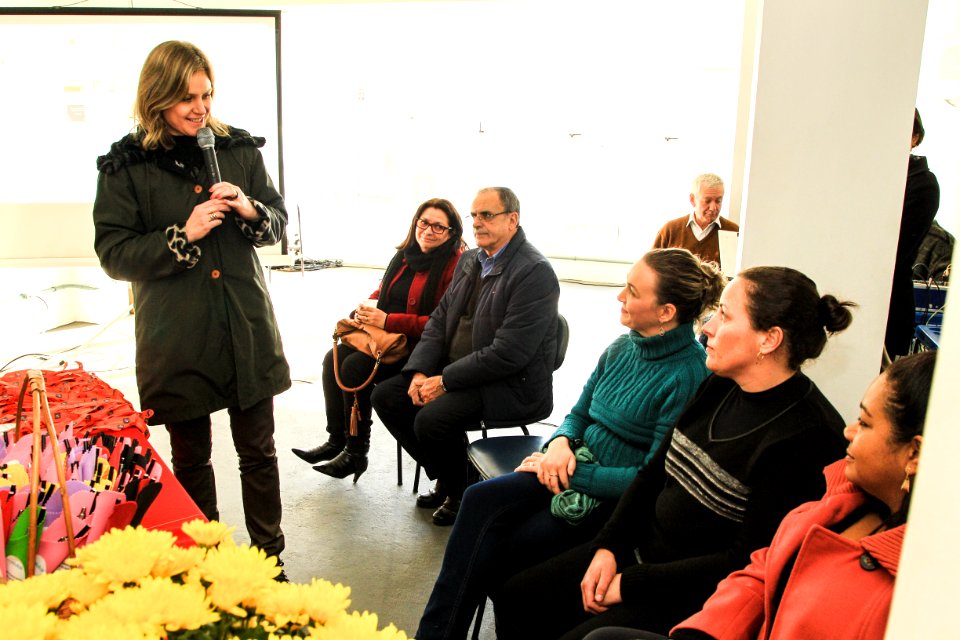 26.06.2018 - Prefeita Paula Mascarenhas no segundo encontro de alunos do Construindo Saberes - Foto: Gustavo Vara