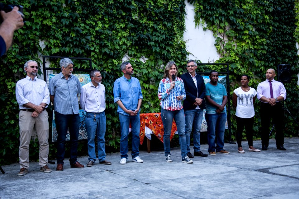 13.11.2017 - Prefeita Paula Mascarenhas participa da Abertura da semana da Consciência Negra no pátio interno da Secult