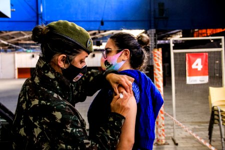 07.05.2021 Vacinação para gestantes, puérperas e pessoas com síndrome de down Foto Rodrigo Chagas