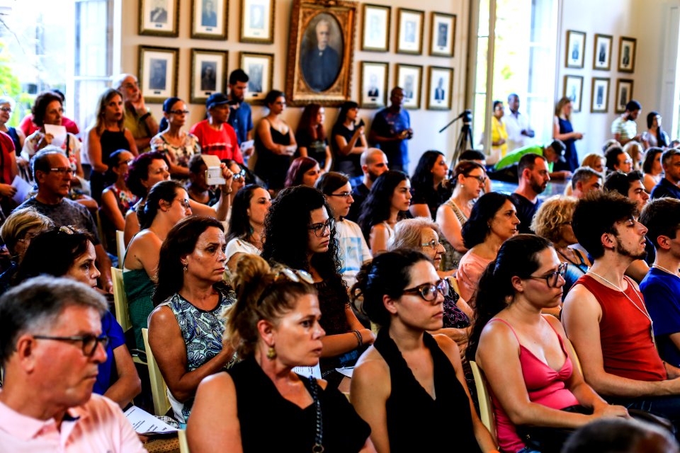 15.01.2018 - Prefeita Paula Mascarenhas no Recital de Piano e Canto com Liliana Michelssen (pianista) e Homero Velho (barítono) em Comemoração aos 100 Anos Conservatório de Música da Universidade Federal de Pelotas (UFPel) na Bibliotheca Pública Pelotense
