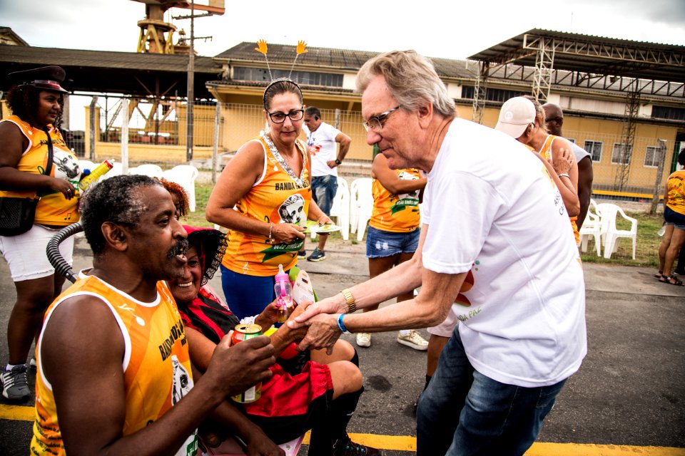 10.02.2018 - Prefeita Paula Mascarenhas e o vice Idemar Barz durante o primeiro dia do Carnaval 2018 - Foto: Gustavo Vara