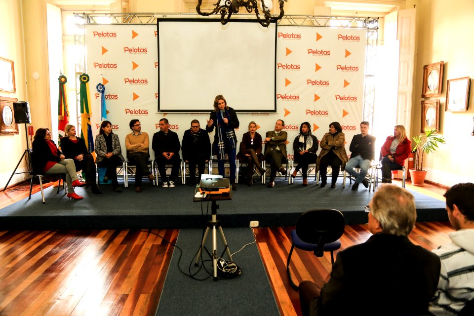 03.07.2018 - Prefeita Paula Mascarenhas durante lançamento das Metodologias Conte Comigo e ACT – Criando Crianças Seguras e do Estudo PIÁ – UFPEL - Foto: Gustavo Vara