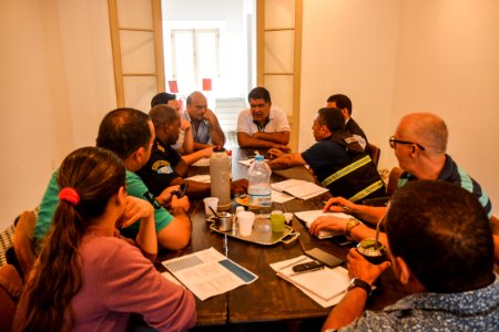 18.01.2018 - Reunião sobre fiscalização e segurança na Festa de Iemanjá no Balneário dos Prazeres