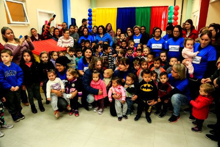24.05.2018 - Prefeita Paula Mascarenhas e o vice Idemar Barz  durante inauguração da EMEI Zola Amaro - Foto: Gustavo Vara