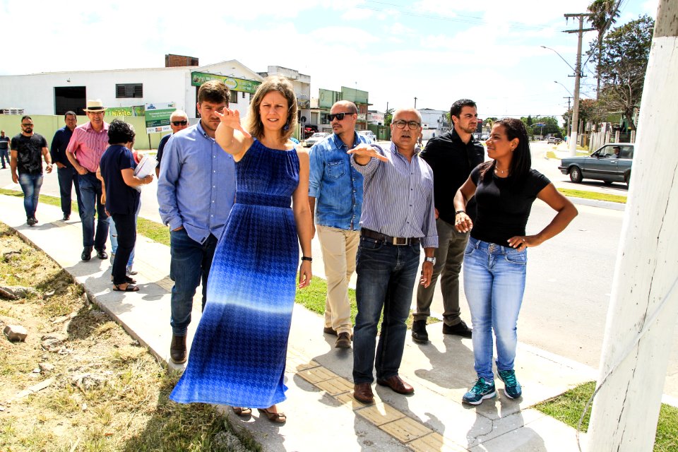 30.01.2018 - Prefeita Paula Mascarenhas durante entrega da Avenida Viscondessa da Graça e da rua Saturnino de Brito - Foto: Gustavo Vara