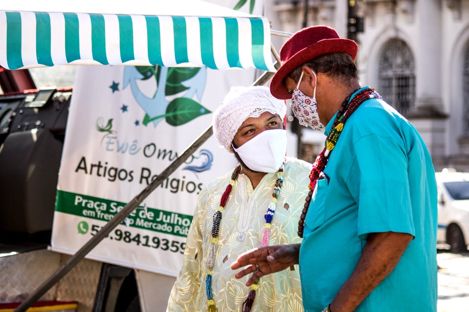 23.04.2021 - Arrecadação de alimentos no Mercado Central - Foto Michel Corvello