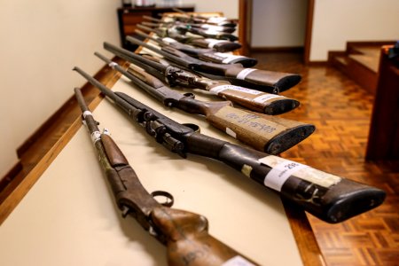 07.12.2017 Doação de armas do judiciário - Fotos Gustavo Mansur