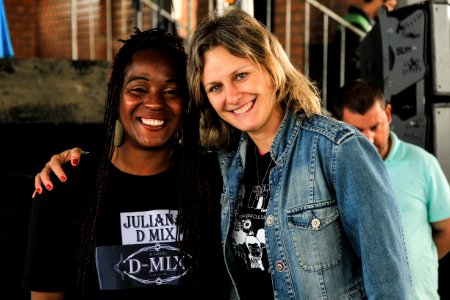 28.10.2017 - Prefeita Paula Mascarenhas durante encerramento da Semana do Hip Hop no Navegantes