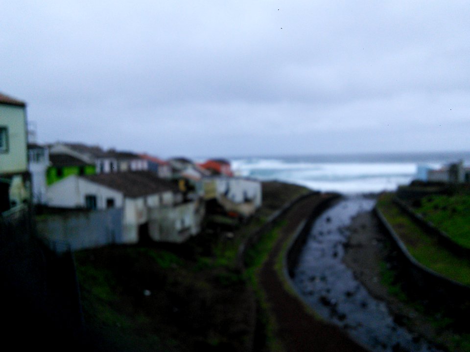 Ribeira Grande on a rainy day