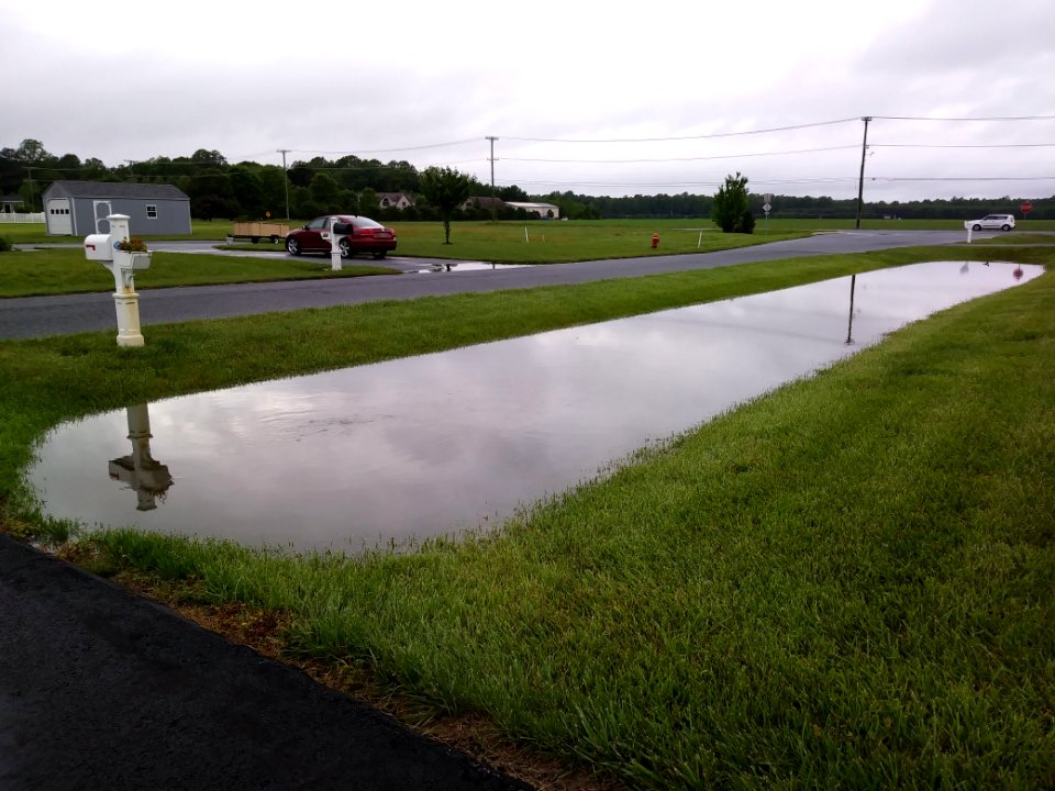 Flooding in Seaford, USA, May 2018