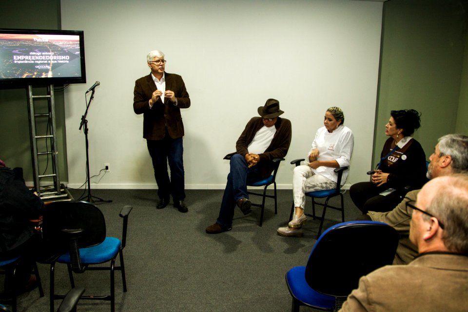 18.05.2018 - Palestra do secretário Fernando Estima na Chocolatec - Foto: Gustavo Vara