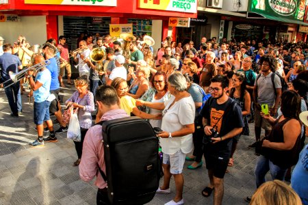 15.01.2018 - Prefeita Paula Mascarenhas no Cortejo Musical do 8° Festival Internacional Sesc de Música
