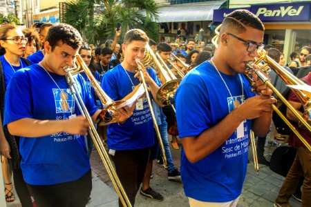 15.01.2018 - Prefeita Paula Mascarenhas no Cortejo Musical do 8° Festival Internacional Sesc de Música
