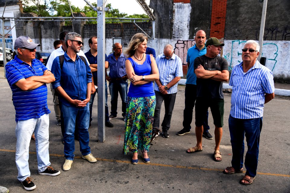 05.02.2018 - Prefeita Paula Mascarenhas vistoria a Passarela do Samba no Porto de Pelotas - Foto: Gustavo Vara