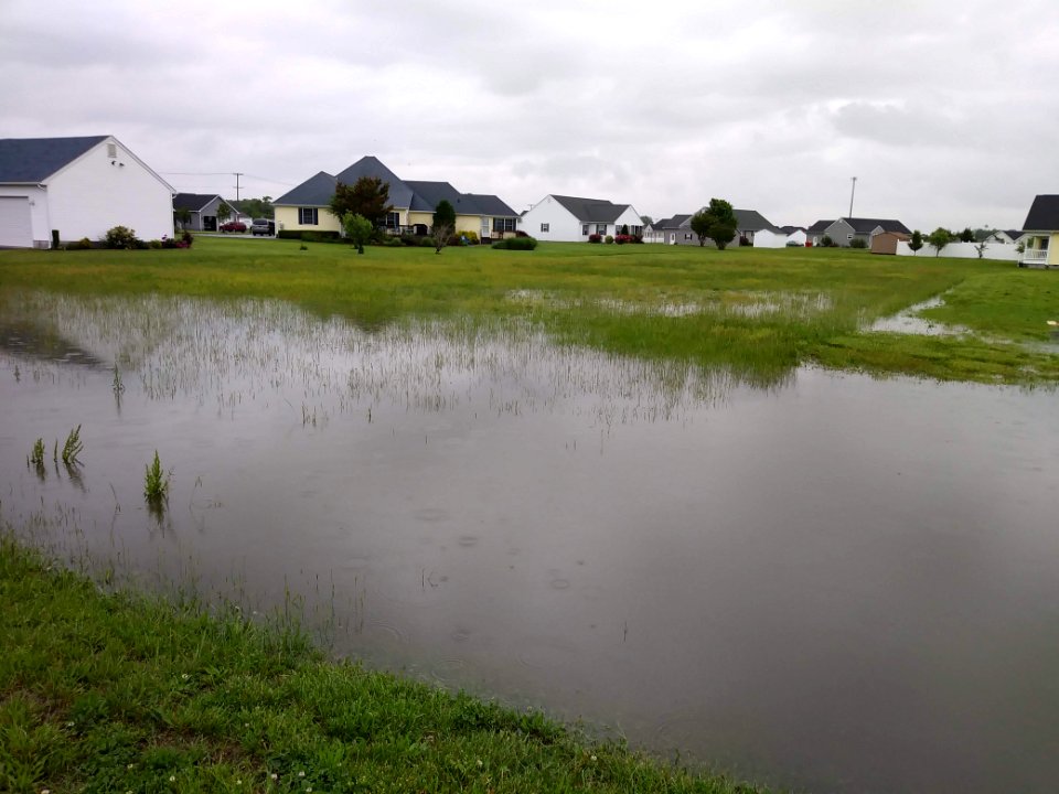 Flooding in Seaford, USA, May 2018
