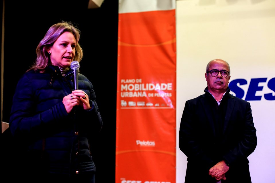 23.05.2018 - Prefeita Paula Mascarenhas na abertura do  1º Seminário Temático do Plano de Mobilidade Urbana "Pedestres, Ciclistas e suas infraestruturas" - Foto: Gustavo Vara