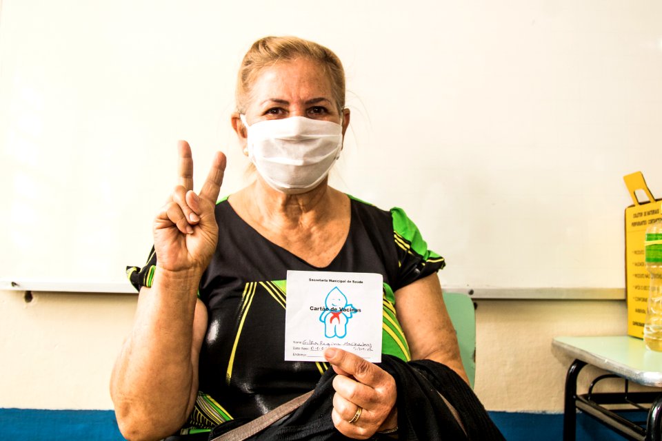 01.04.2021 - Vacinação dos idosos a partir dos 68 anos - Foto Michel Corvello