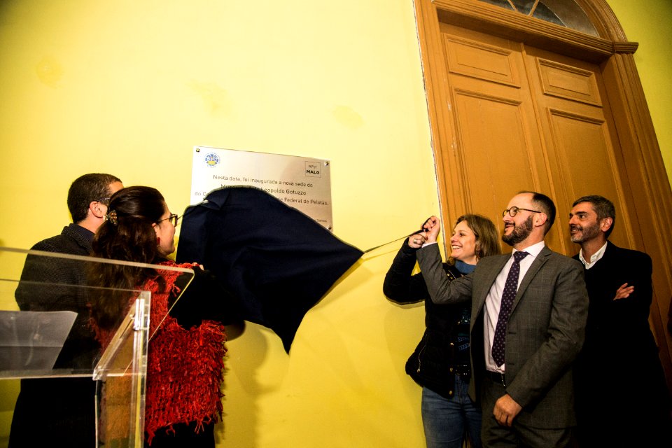 29.06.2018 - Prefeita Paula Mascarenhas e o vice Idemar Barz na solenidade de inauguração da nova sede do Museu de Arte Leopoldo Gotuzzo - Foto: Gustavo Vara
