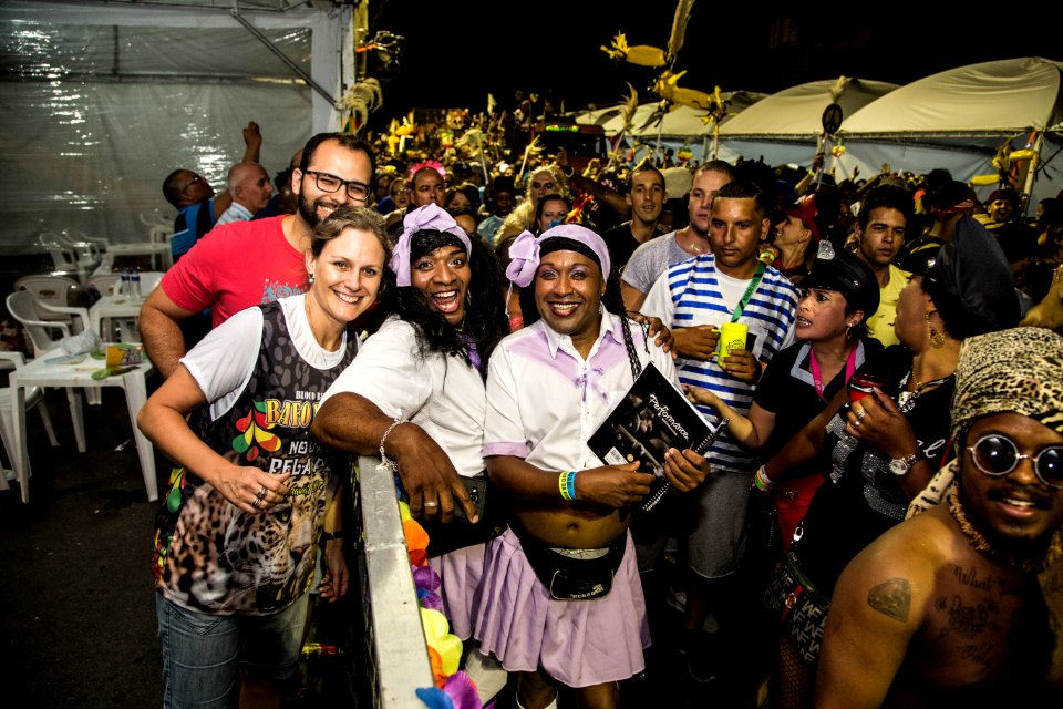 10.02.2018 - Prefeita Paula Mascarenhas e o vice Idemar Barz durante o primeiro dia do Carnaval 2018 - Foto: Gustavo Vara