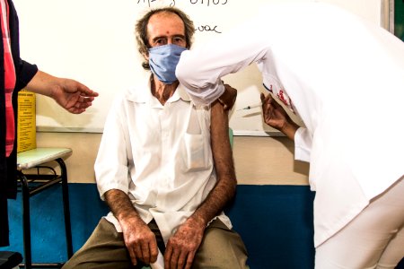 01.04.2021 - Vacinação dos idosos a partir dos 68 anos - Foto Michel Corvello
