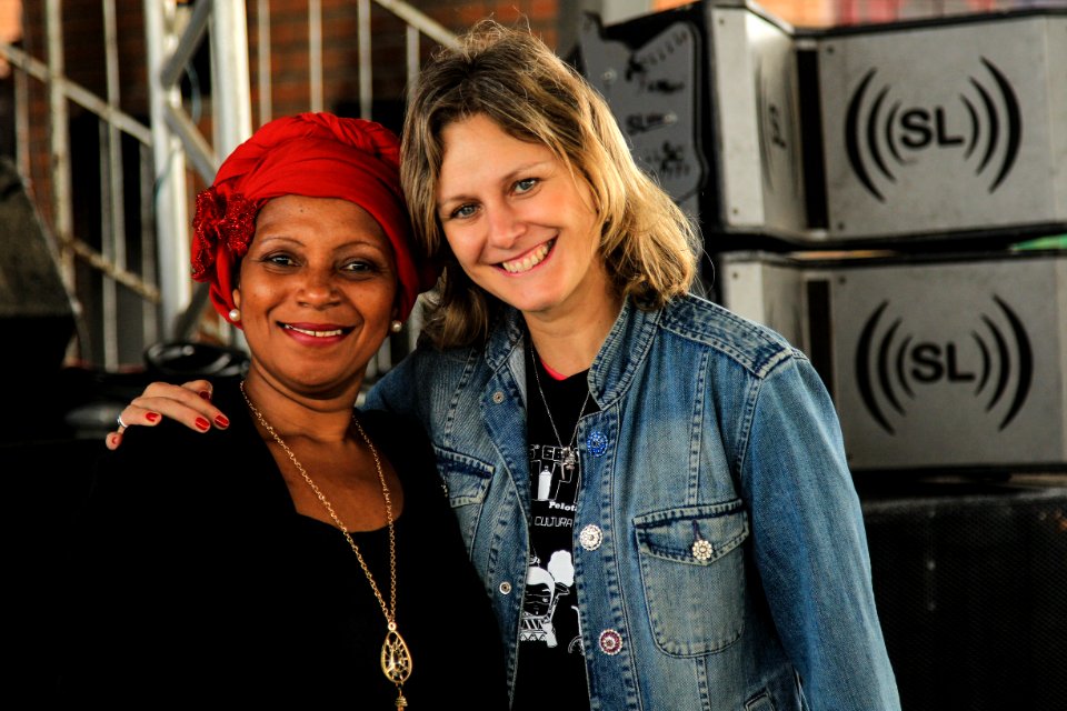 28.10.2017 - Prefeita Paula Mascarenhas durante encerramento da Semana do Hip Hop no Navegantes