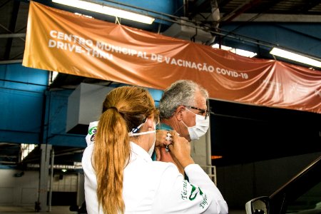 01.04.2021 - Vacinação dos idosos a partir dos 68 anos - Foto Michel Corvello