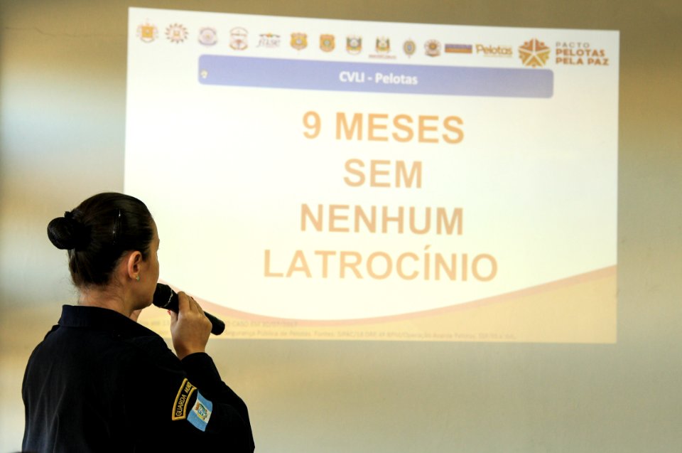 17.05.2018 - Prefeita Paula Mascarenhas em coletiva de imprensa para apresentação dos dados da segurança pública no primeiro quadrimestre de 2018 - Foto: Gustavo Vara