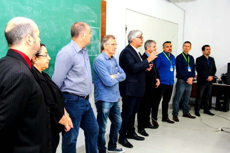 24.11.2017 - Prefeito em exercício Idemar Barz no evento de apresentação da Junta Digital
