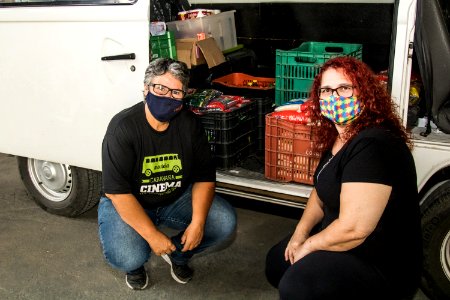 20.04.2021 - Drive-thru de 2ª dose para idosos de 76 anos - Foto Michel Corvello