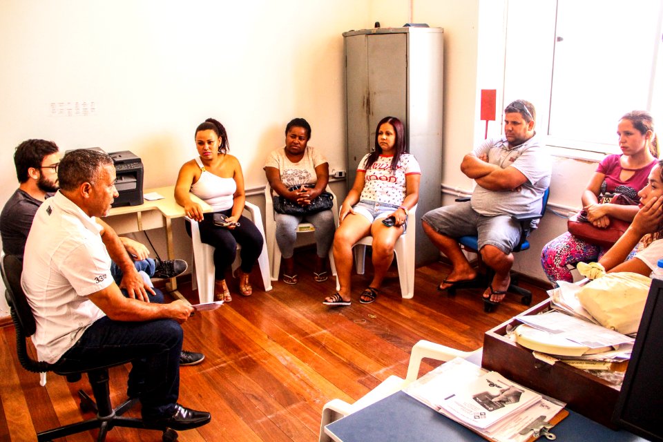 08.01.2018 - Reunião com  moradores do loteamento 8 de março sobre a infraestrutura do local