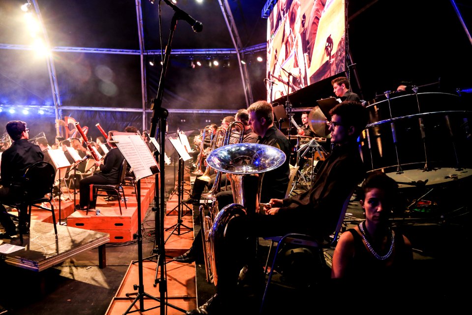 26.01.2018 - Prefeita Paula Mascarenhas durante o encerramento do Festival SESC de Música - Foto: Gustavo Vara
