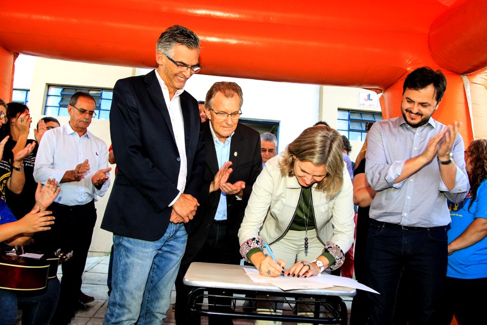 02.04.2018 - Prefeita Paula Mascarenhas e o vice Idemar Barz durante inauguração do novo Centro de Autismo Dr. Danilo Rolim de Moura - Foto: Gustavo Vara