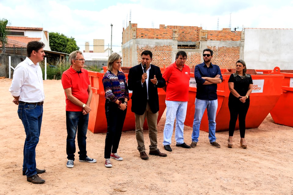 07.03.2018 - Prefeita Paula Mascarenhas e o vice Idemar Barz realizam a entrega do Ecoponto Laranjal - Foto: Gustavo Vara