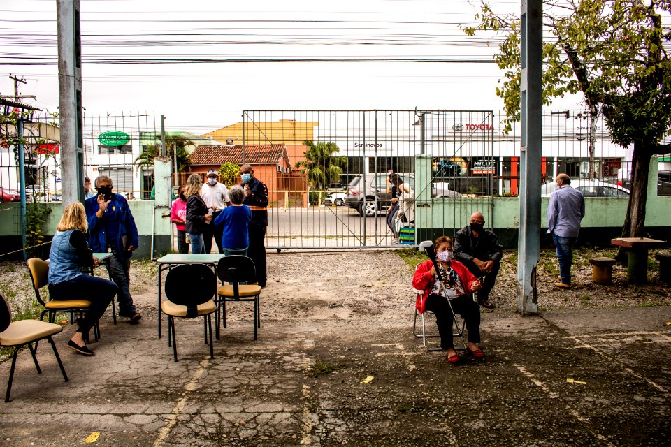 18.03.2021 - Primeira dose para os idosos de 78+ - Foto Michel Corvello