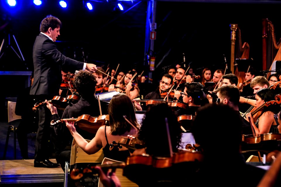 26.01.2018 - Prefeita Paula Mascarenhas durante o encerramento do Festival SESC de Música - Foto: Gustavo Vara