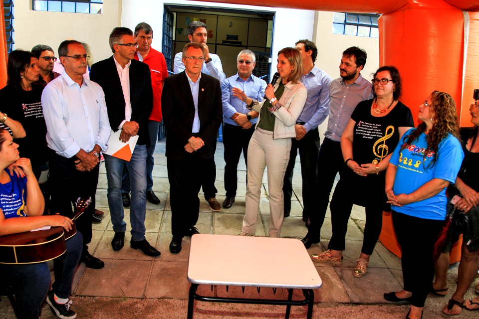 02.04.2018 - Prefeita Paula Mascarenhas e o vice Idemar Barz durante inauguração do novo Centro de Autismo Dr. Danilo Rolim de Moura - Foto: Gustavo Vara