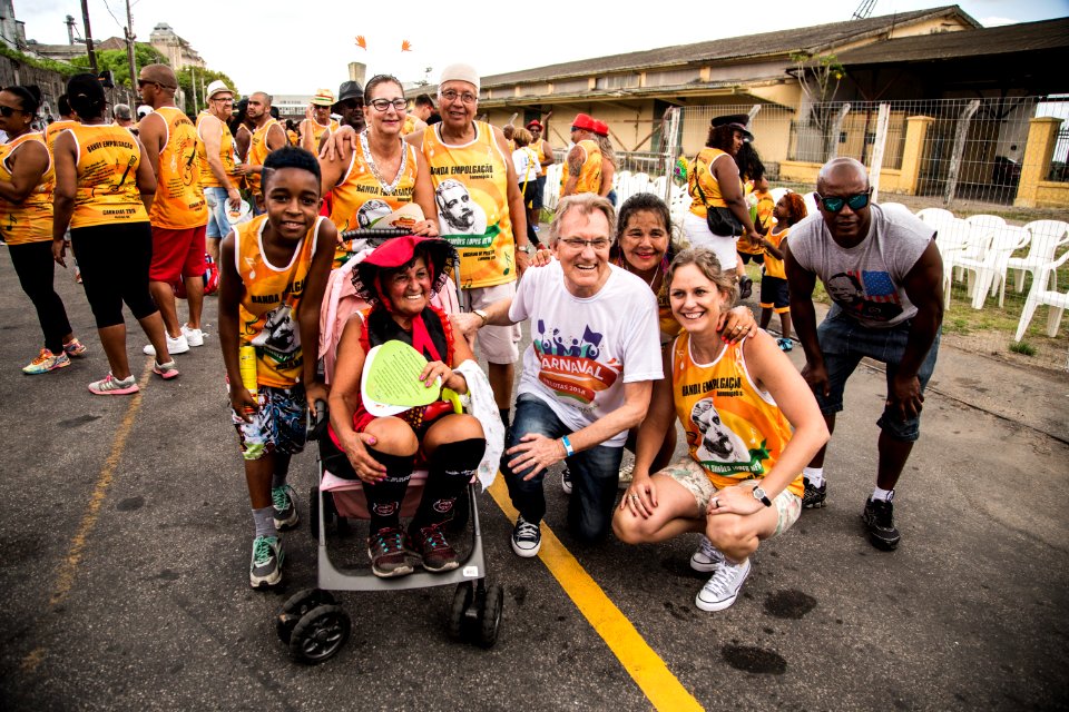 10.02.2018 - Prefeita Paula Mascarenhas e o vice Idemar Barz durante o primeiro dia do Carnaval 2018 - Foto: Gustavo Vara