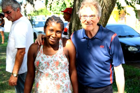16.12.2017 - Vice-prefeito Idemar Barz na chegada do Papai Noel da Rádio Imigrantes