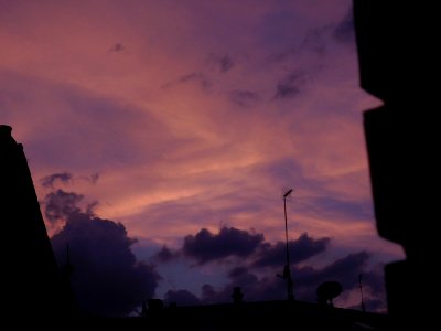First summer sunset