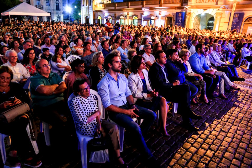 26.01.2018 - Prefeita Paula Mascarenhas durante o encerramento do Festival SESC de Música - Foto: Gustavo Vara